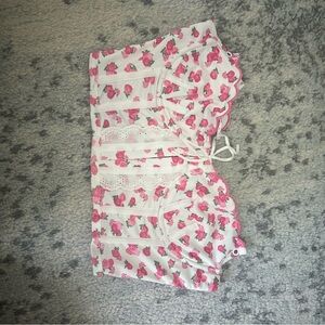 For Love And Lemons Floral Crop Top